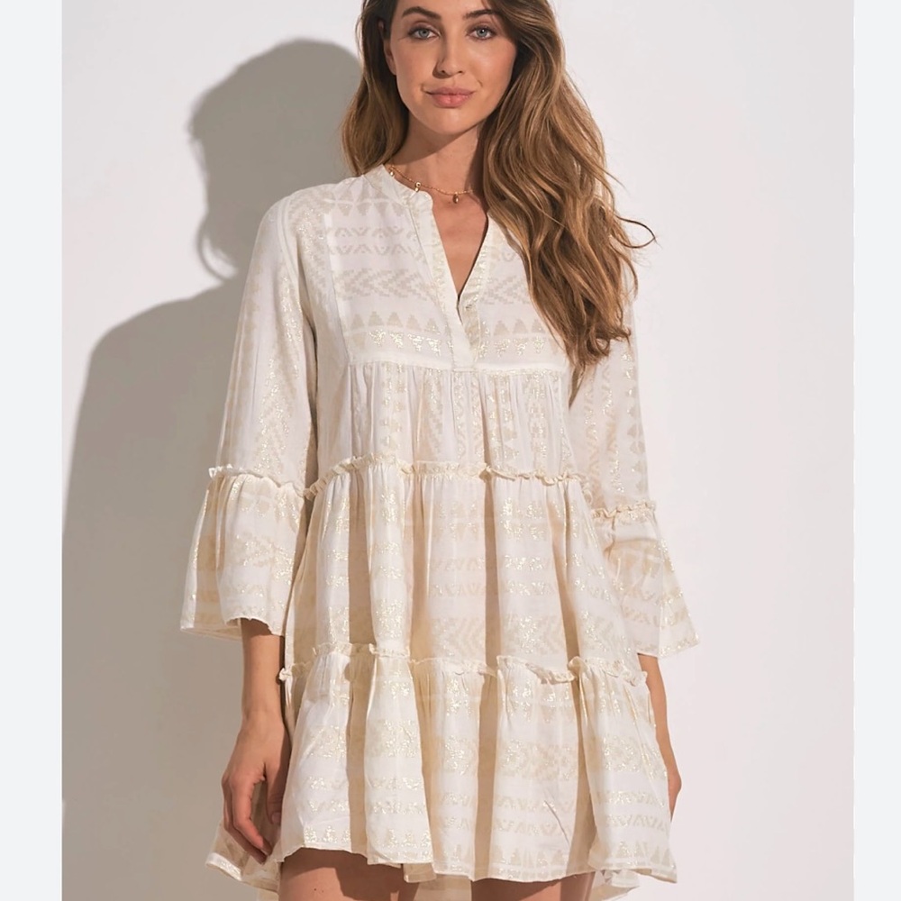 Devotion TWINS Cream Mini Dress
